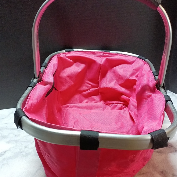 Partiki pink folding picnic basket new in box - Picture 2 of 12